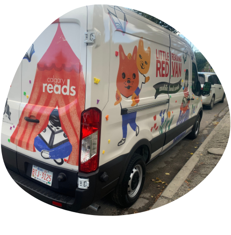 little red reading van